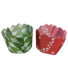 P40 x 105SC-011 - Paper Daisy Cup, Mixed Christmas Pack 25g (1500 ctn)
